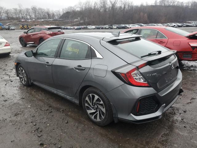 SHHFK7H21JU428051 - 2018 HONDA CIVIC LX GRAY photo 2