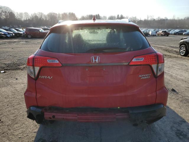 3CZRU6H14KG714251 - 2019 HONDA HR-V SPORT RED photo 6