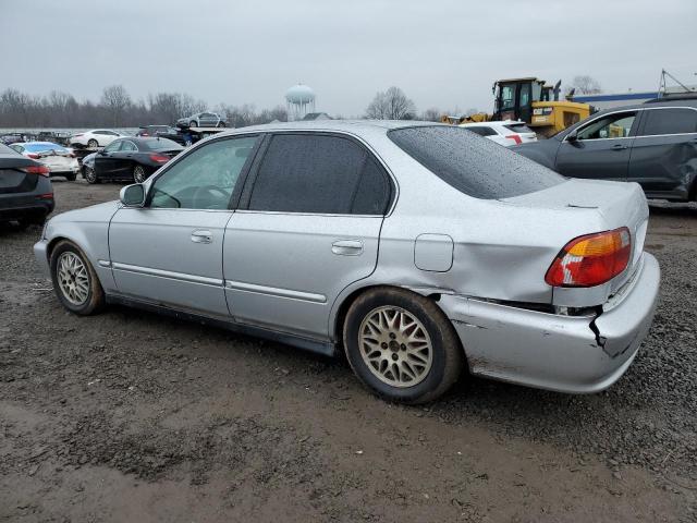 2HGEJ8540XH587837 - 1999 HONDA CIVIC EX SILVER photo 2