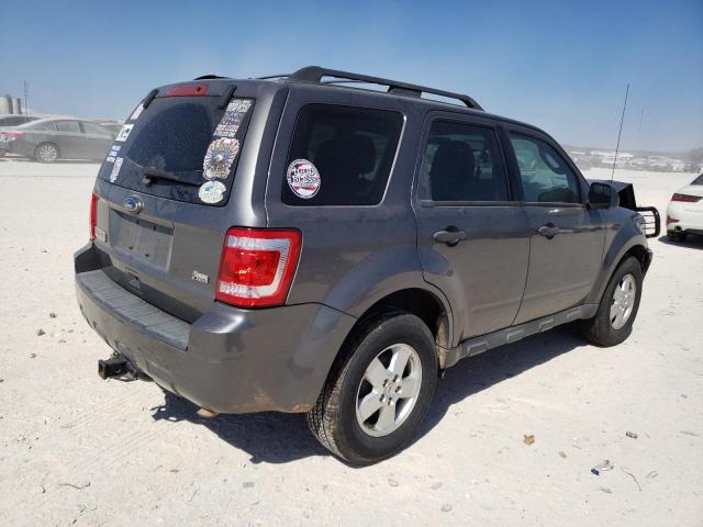 1FMCU0DGXBKA55387 - 2011 FORD ESCAPE XLT GRAY photo 3