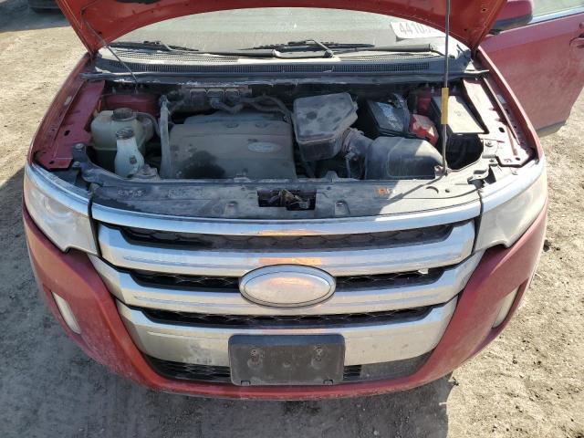 2FMDK3KC1BBB24182 - 2011 FORD EDGE LIMITED RED photo 12