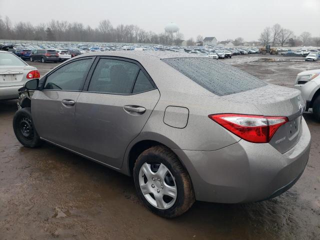 2T1BURHE1EC152903 - 2014 TOYOTA COROLLA L SILVER photo 2