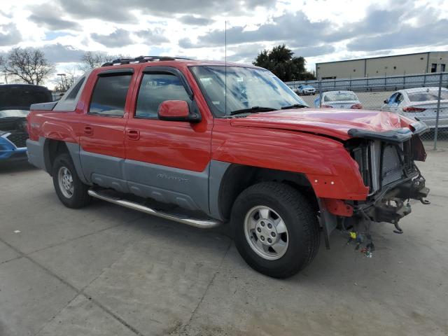 3GNEK13T72G306002 - 2002 CHEVROLET AVALANCHE K1500 RED photo 4