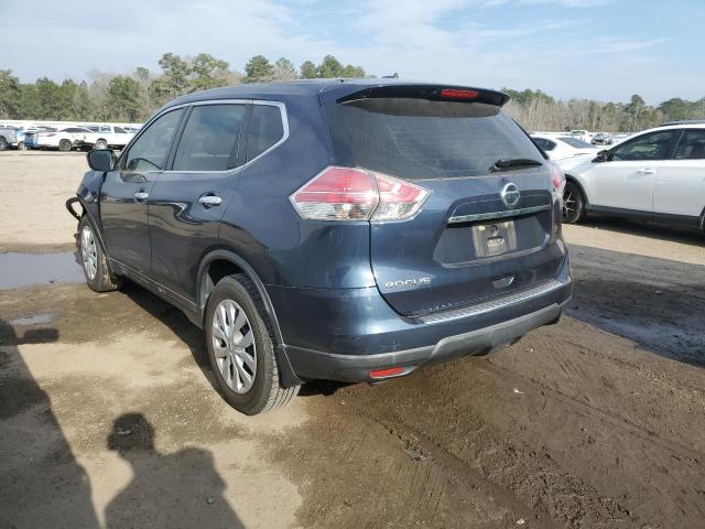 5N1AT2MTXFC925965 - 2015 NISSAN ROGUE S BLUE photo 2