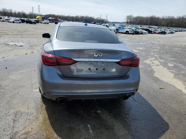 JN1EV7AP4JM591152 - 2018 INFINITI Q50 LUXE GRAY photo 6