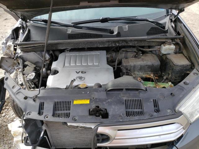 5TDBK3EHXCS136267 - 2012 TOYOTA HIGHLANDER BASE أزرق صورة 12