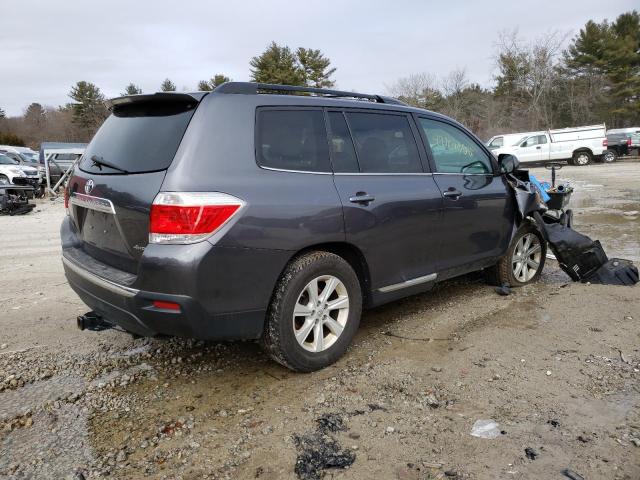 5TDBK3EHXCS136267 - 2012 TOYOTA HIGHLANDER BASE أزرق صورة 3