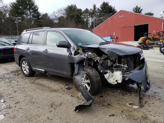 5TDBK3EHXCS136267 - 2012 TOYOTA HIGHLANDER BASE أزرق صورة 4