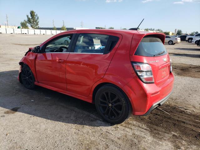 1G1JF6SB5H4143575 - 2017 CHEVROLET SONIC PREMIER RED photo 2