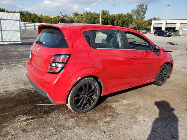 1G1JF6SB5H4143575 - 2017 CHEVROLET SONIC PREMIER RED photo 3