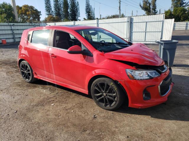 1G1JF6SB5H4143575 - 2017 CHEVROLET SONIC PREMIER RED photo 4