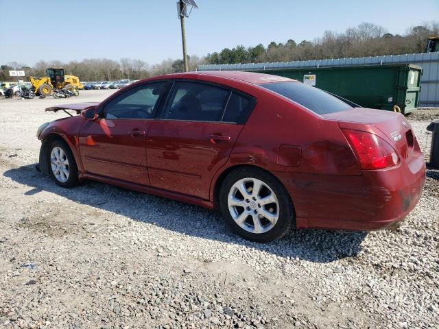 1N4BA41E47C843625 - 2007 NISSAN MAXIMA SE RED photo 2