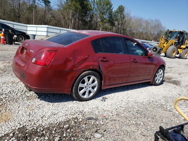 1N4BA41E47C843625 - 2007 NISSAN MAXIMA SE RED photo 3