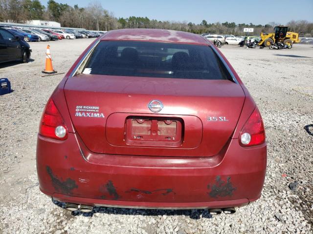 1N4BA41E47C843625 - 2007 NISSAN MAXIMA SE RED photo 6