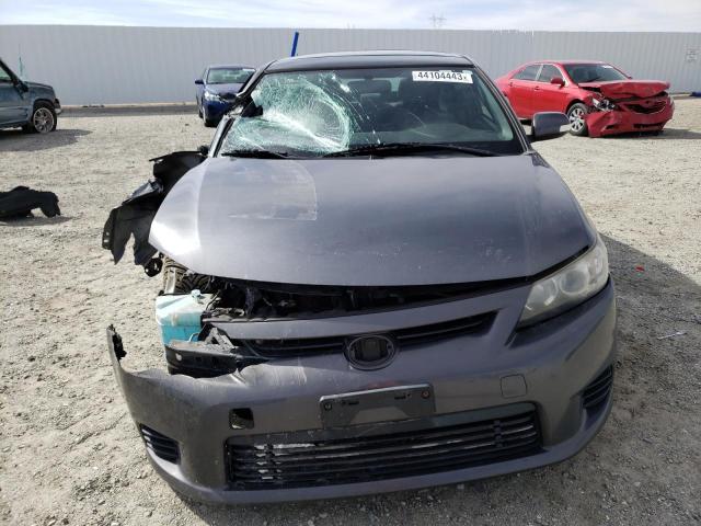 JTKJF5C76B3017808 - 2011 TOYOTA SCION TC GRAY photo 5