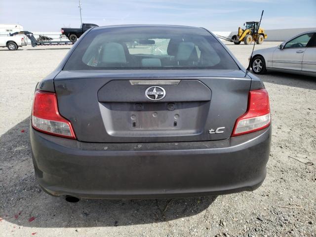 JTKJF5C76B3017808 - 2011 TOYOTA SCION TC GRAY photo 6