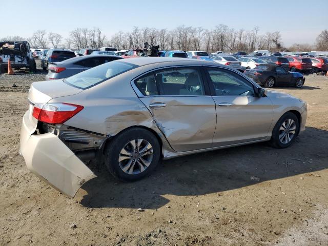 1HGCR2F34FA141366 - 2015 HONDA ACCORD LX BEIGE photo 3