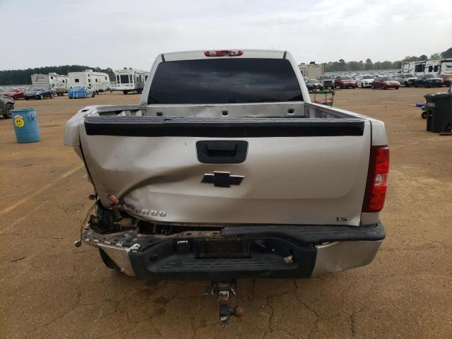 2GCEC13C071552900 - 2007 CHEVROLET SILVERADO C1500 CREW CAB SILVER photo 6