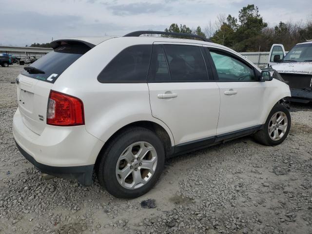 2FMDK4JC6DBB08683 - 2013 FORD EDGE SEL WHITE photo 3