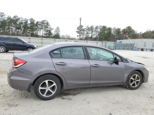 19XFB2F76FE108725 - 2015 HONDA CIVIC SE GRAY photo 3