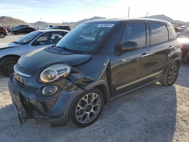 ZFBCFADH1EZ008423 - 2014 FIAT 500L TREKKING GRAY photo 1