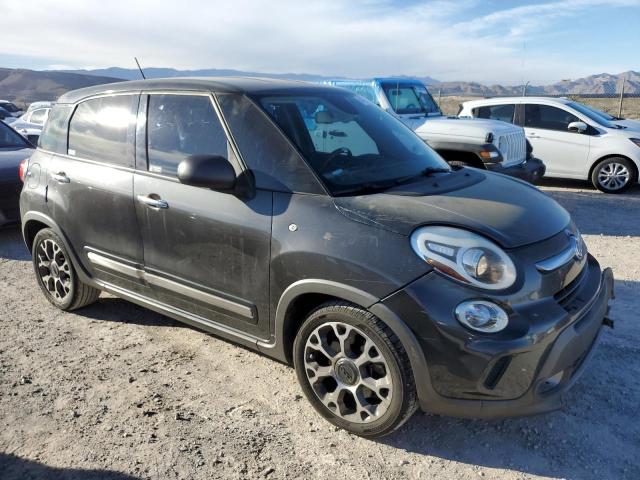 ZFBCFADH1EZ008423 - 2014 FIAT 500L TREKKING GRAY photo 4