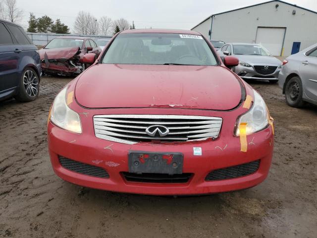 JNKBV61F48M271856 - 2008 INFINITI G35 RED photo 5