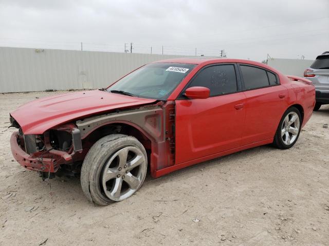 2C3CDXHGXDH742696 - 2013 DODGE CHARGER SXT RED photo 1