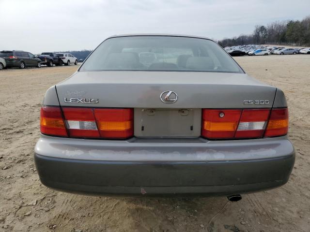 JT8BF22G0V0040890 - 1997 LEXUS ES 300 GRAY photo 6