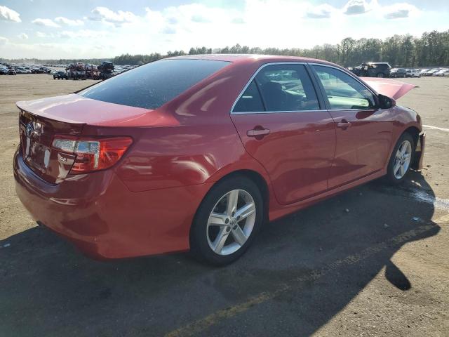 4T1BF1FK5DU698136 - 2013 TOYOTA CAMRY L RED photo 3