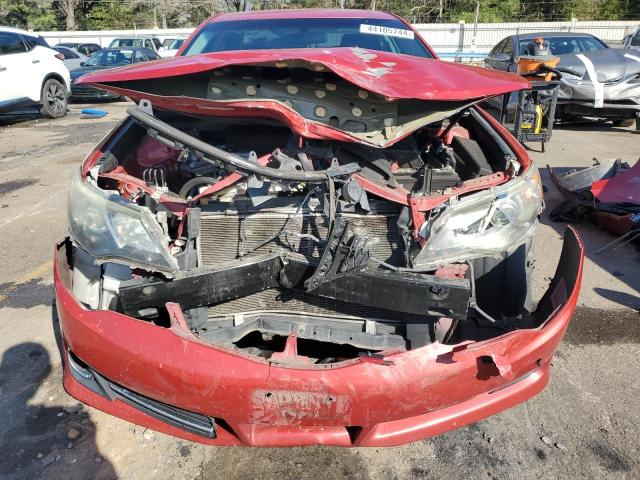 4T1BF1FK5DU698136 - 2013 TOYOTA CAMRY L RED photo 5