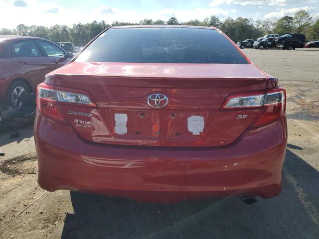 4T1BF1FK5DU698136 - 2013 TOYOTA CAMRY L RED photo 6
