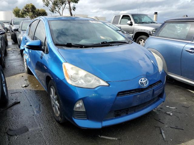 JTDKDTB38D1039117 - 2013 TOYOTA PRIUS C BLUE photo 4