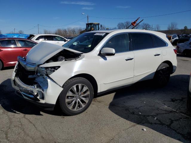 5FRYD4H47EB008920 - 2014 ACURA MDX TECHNOLOGY WHITE photo 1