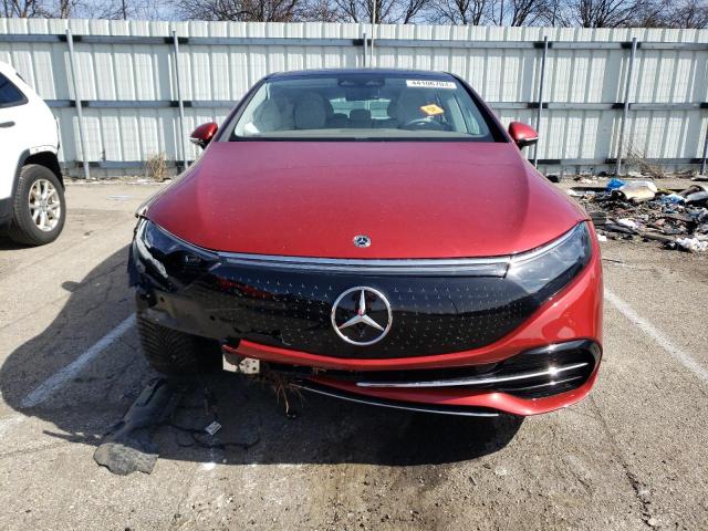 W1KCG2DB8NA003977 - 2022 MERCEDES-BENZ EQS 450+ RED photo 5