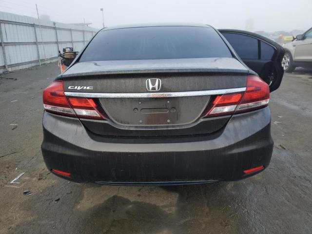 2HGFB2F51DH524280 - 2013 HONDA CIVIC LX BLACK photo 6