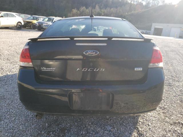 1FAHP36N69W116855 - 2009 FORD FOCUS SES BLACK photo 6