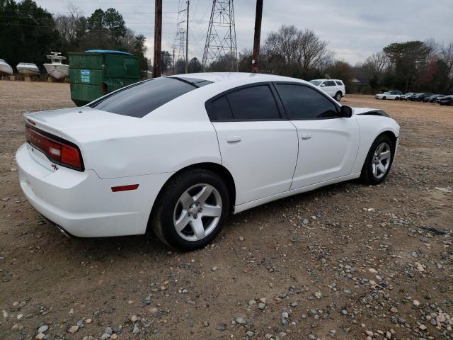 2C3CDXAT5DH538444 - 2013 DODGE CHARGER POLICE WHITE photo 3