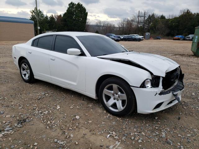 2C3CDXAT5DH538444 - 2013 DODGE CHARGER POLICE WHITE photo 4