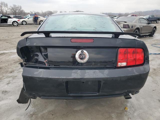 1ZVHT82H755143711 - 2005 FORD MUSTANG GT BLACK photo 6