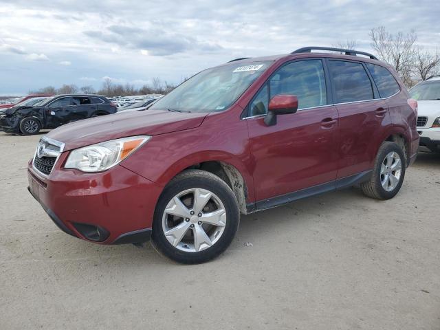 JF2SJAHCXEH461291 - 2014 SUBARU FORESTER 2.5I LIMITED MAROON photo 1