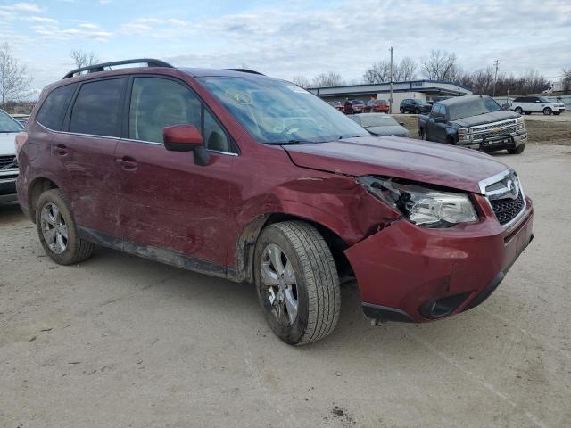 JF2SJAHCXEH461291 - 2014 SUBARU FORESTER 2.5I LIMITED MAROON photo 4