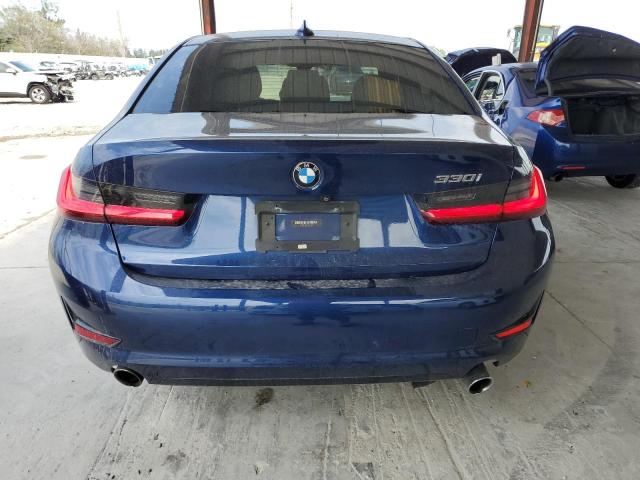 WBA5R1C57KAK07598 - 2019 BMW 330I BLUE photo 6