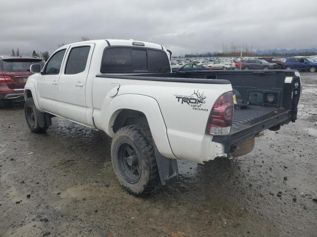 3TMMU4FN2AM020345 - 2010 TOYOTA TACOMA DOUBLE CAB LONG BED WHITE photo 2