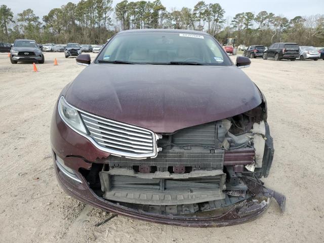 3LN6L2JKXDR810766 - 2013 LINCOLN MKZ MAROON photo 5