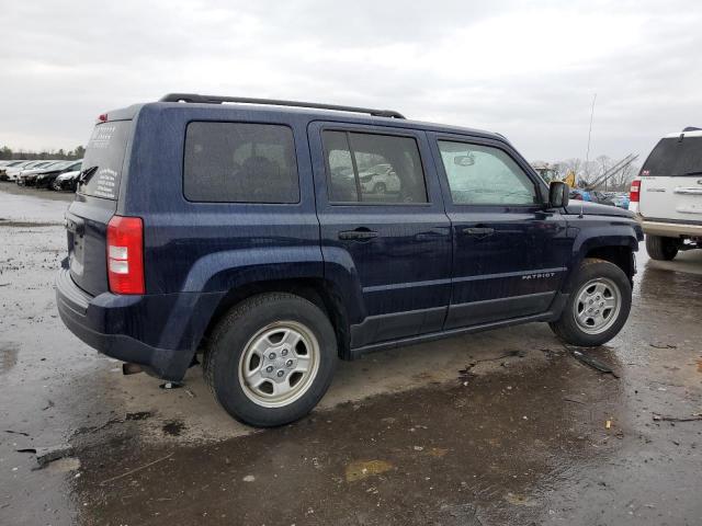 1C4NJPBB9GD727215 - 2016 JEEP PATRIOT SPORT BLUE photo 3