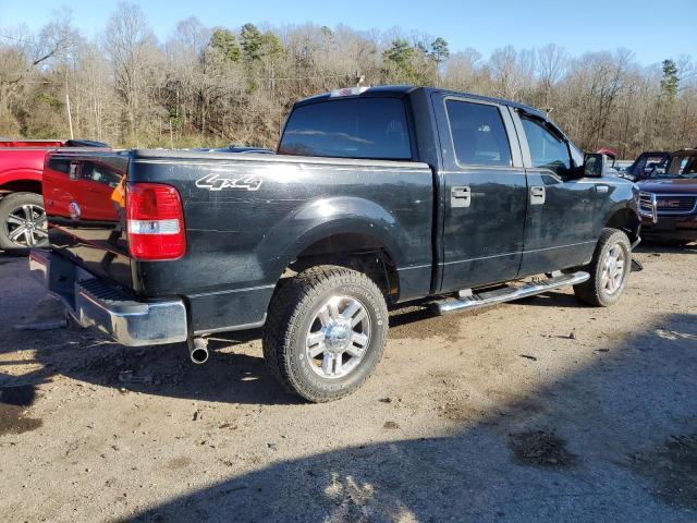 1FTPW14V28FA16573 - 2008 FORD F150 SUPERCREW BLACK photo 3