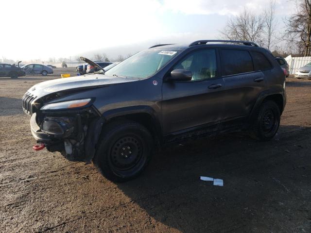 1C4PJMBX3JD558108 - 2018 JEEP CHEROKEE TRAILHAWK ნაცრისფერი ფოტო 1