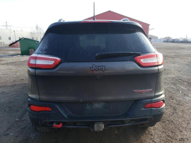 1C4PJMBX3JD558108 - 2018 JEEP CHEROKEE TRAILHAWK ნაცრისფერი ფოტო 6