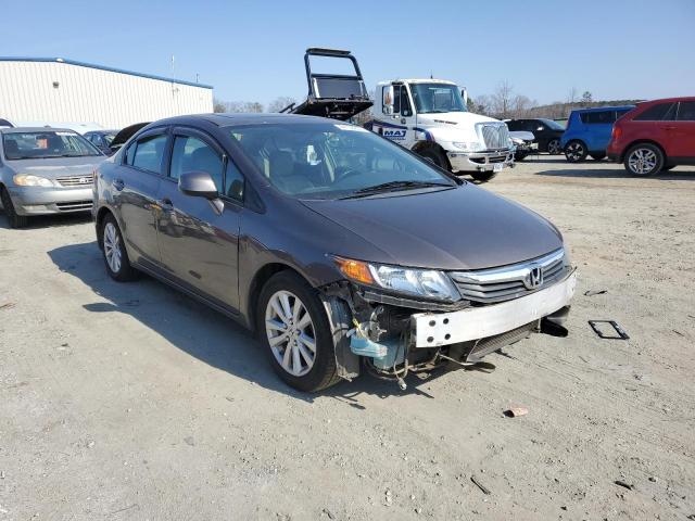 2HGFB2F90CH550287 - 2012 HONDA CIVIC EXL GRAY photo 4